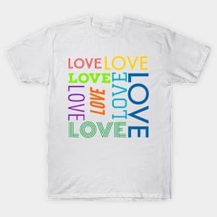 Love pop font bright T-Shirt